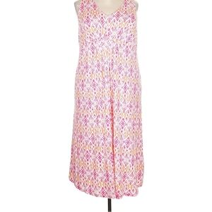 Croft And Barrow Womens Midi-sleevless Dress.
